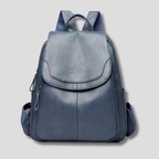 Backpack Anti-Theft Leather Concealed Zipper