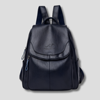 Backpack Anti-Theft Leather Concealed Zipper