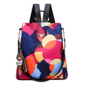 Backpack Anti-Theft Waterproof Nylon Fits 15.6 Inch Laptop