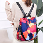 Backpack Anti-Theft Waterproof Nylon Fits 15.6 Inch Laptop