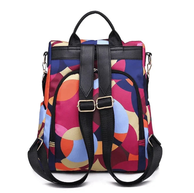 Backpack Anti-Theft Waterproof Nylon Fits 15.6 Inch Laptop