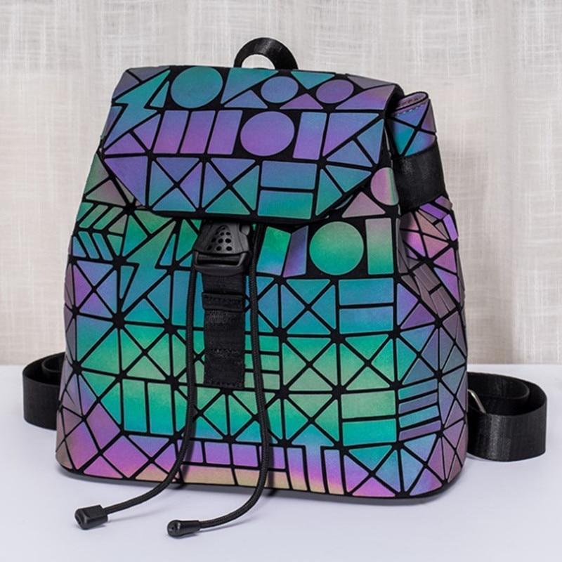 Backpack Color-Shifting Geometric Spacious Interior