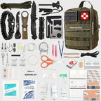 Backpack Compact Durable Nylon Includes First Aid
