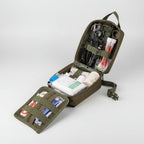 Backpack Compact Durable Nylon Includes First Aid