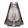 Backpack Genuine Leather Multiple Pockets & Laptop Compartment