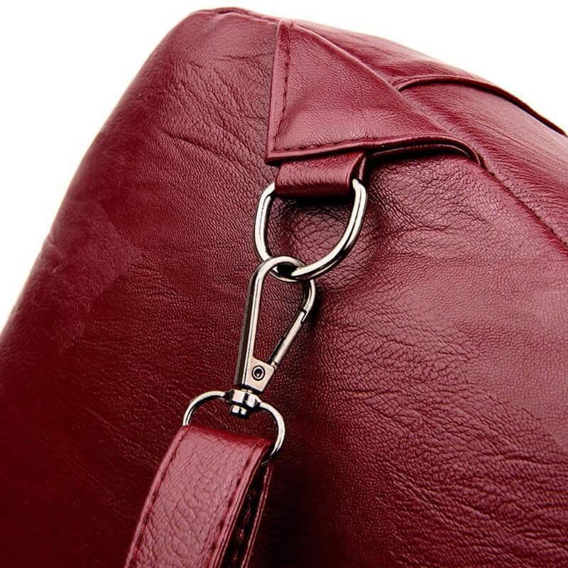 Backpack Genuine Leather Multiple Pockets & Laptop Compartment