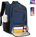 Backpack Insulated Lunch Compartment USB Charging TSA Friendly