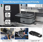 Backpack Insulated Lunch Compartment USB Charging TSA Friendly