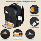 Backpack Insulated Lunch Compartment USB Charging TSA Friendly