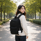 Backpack Laptop Compartment Padded Straps Durable Nylon