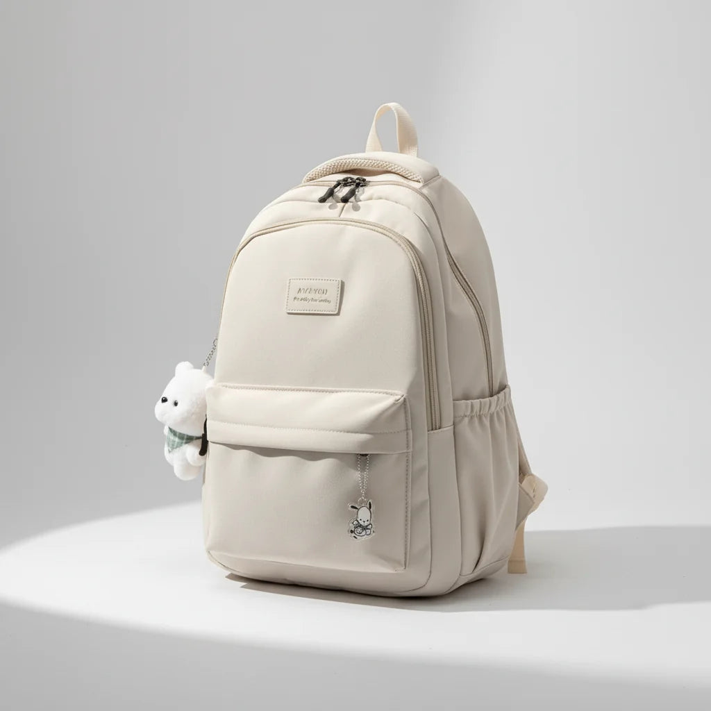 Backpack Laptop Compartment Padded Straps Durable Nylon