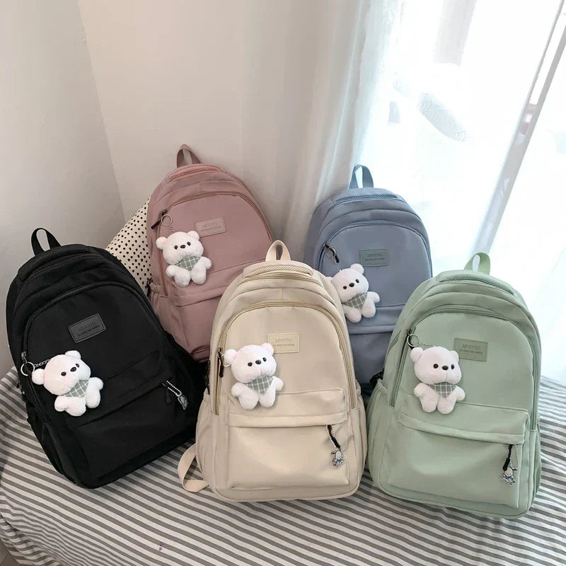 Backpack Laptop Compartment Padded Straps Durable Nylon