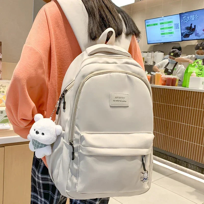 Backpack Laptop Compartment Padded Straps Durable Nylon