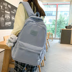 Backpack Laptop Compartment Padded Straps Durable Nylon