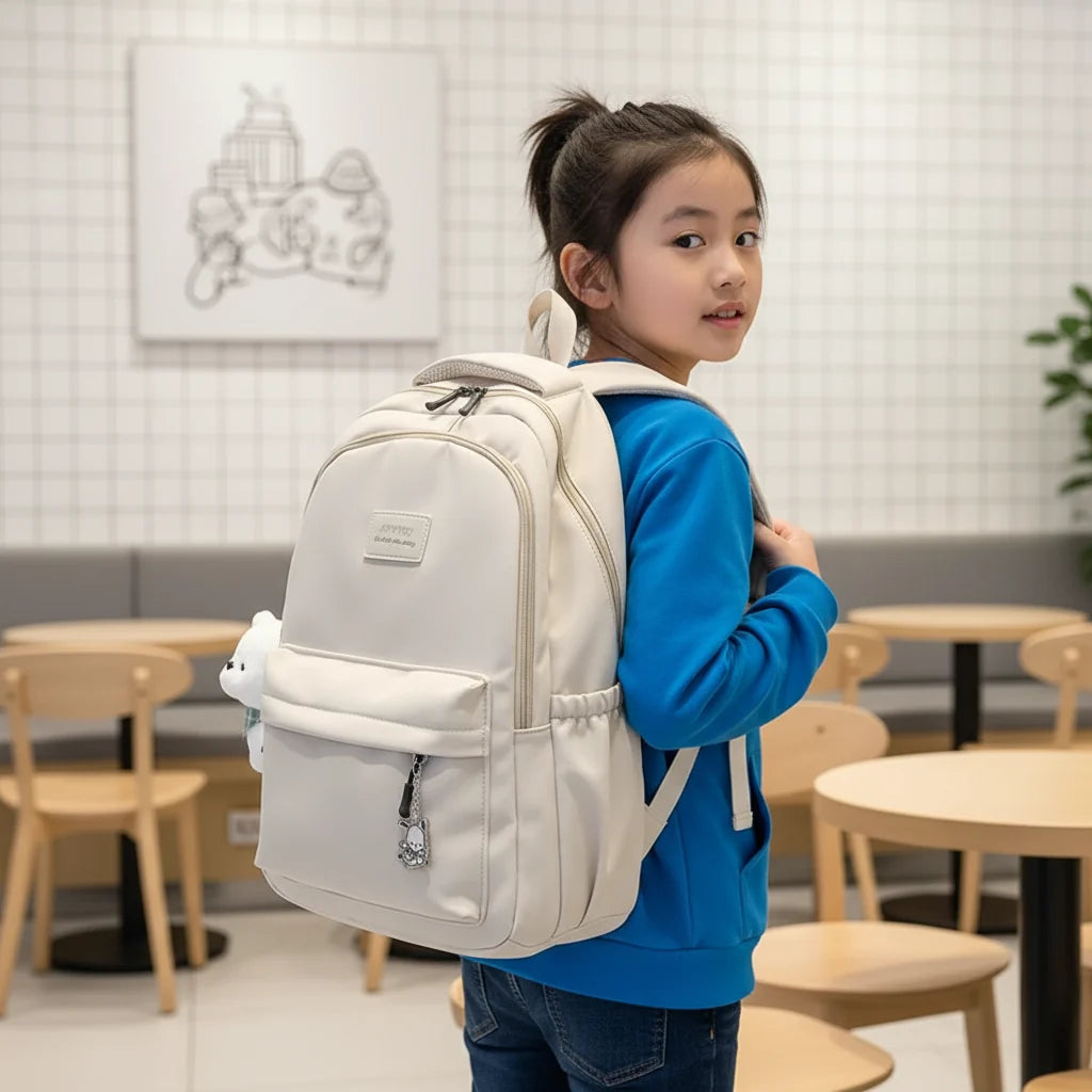 Backpack Laptop Compartment Padded Straps Durable Nylon