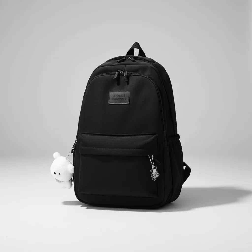 Backpack Laptop Compartment Padded Straps Durable Nylon