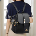 Backpack Laptop Friendly Multiple Pockets & Ergonomic Straps