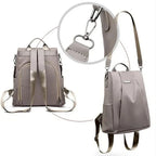 Backpack Lightweight Water-Resistant Nylon Multi-Way Carry