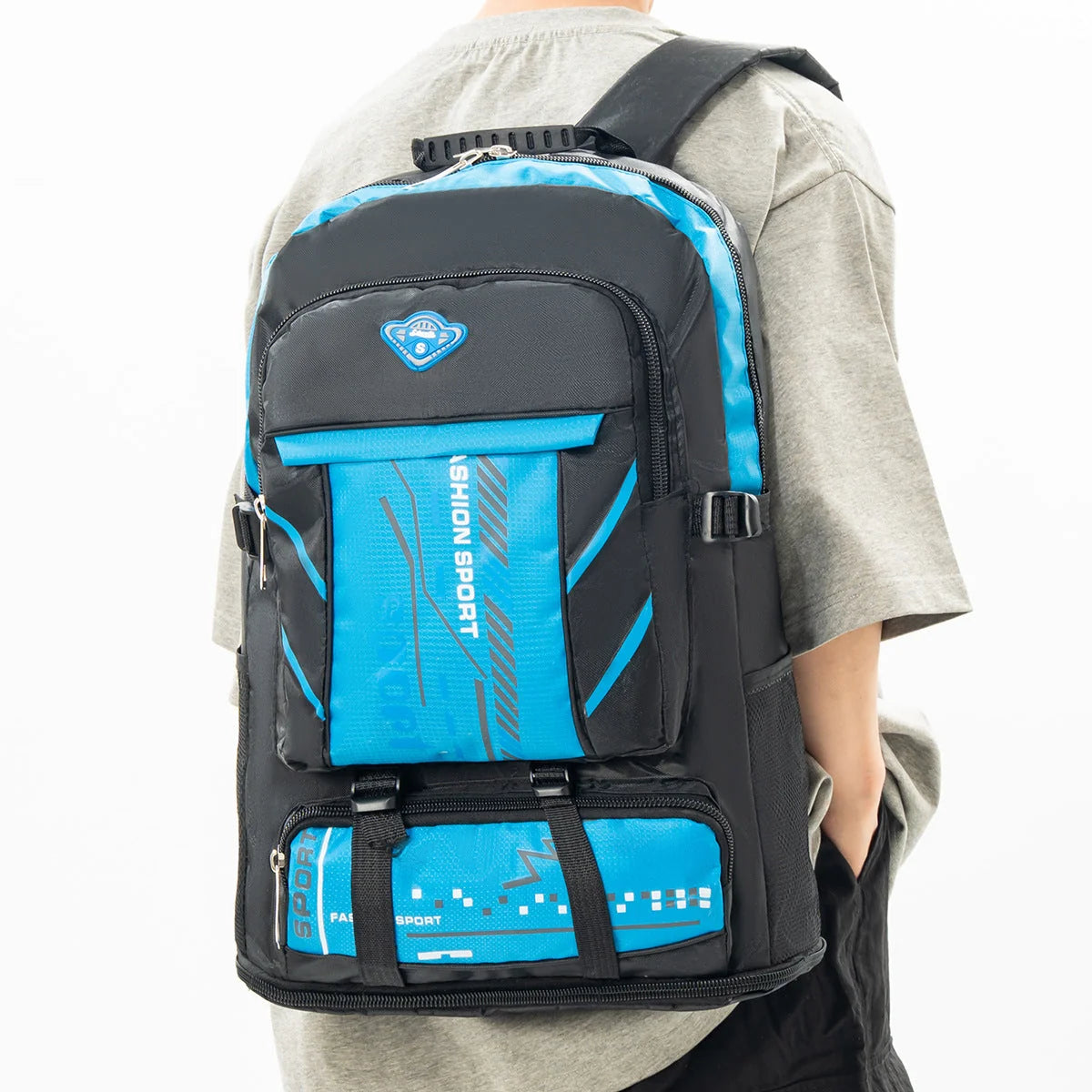 Backpack Multi-Compartment Water-Resistant Padded Straps