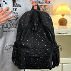 Backpack Star Pattern Multiple Pockets & Padded Straps