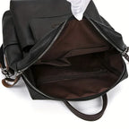 Backpack Vegan Leather Laptop Pocket & Adjustable Straps