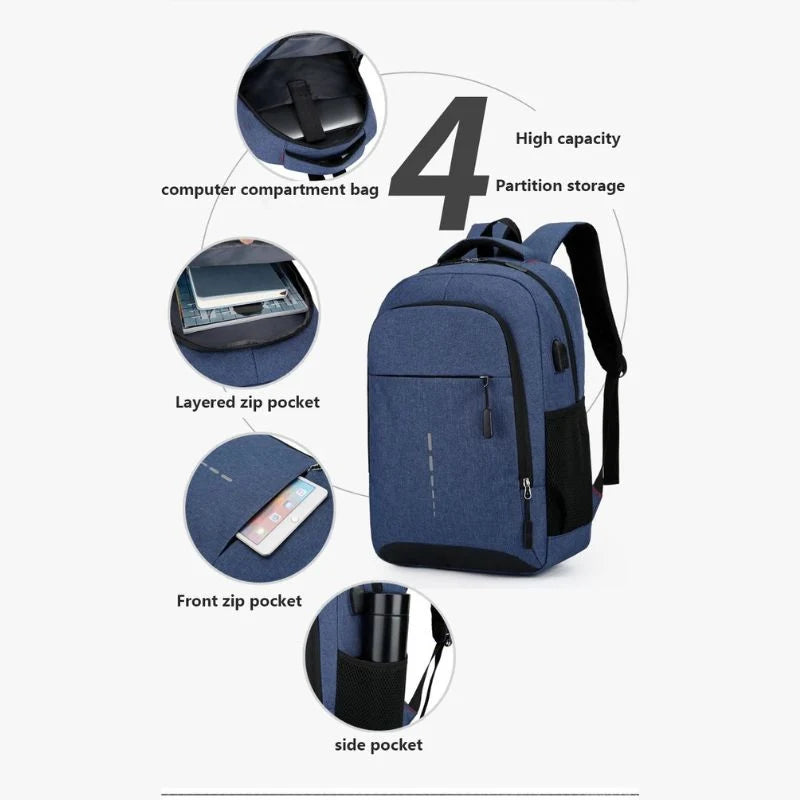 Backpack Water-Resistant Ultralight Laptop Compartment 20L