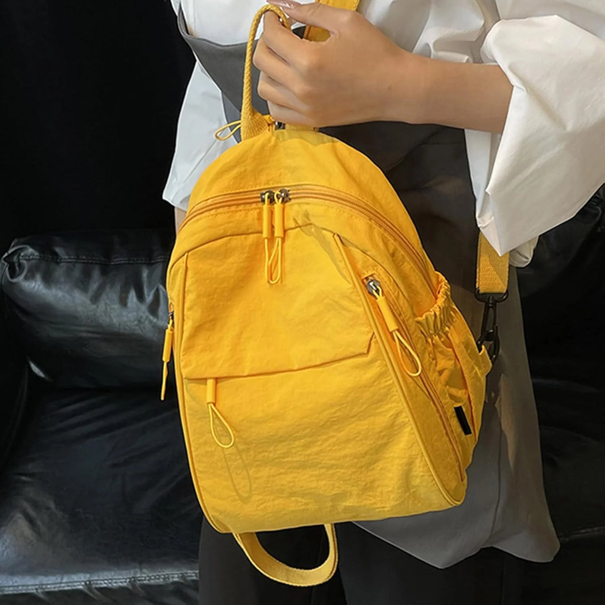 Backpack Waterproof Nylon Lightweight Multi-Compartment