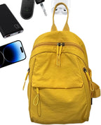 Backpack Waterproof Nylon Lightweight Multi-Compartment