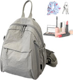 Backpack Waterproof Nylon Lightweight Multi-Compartment