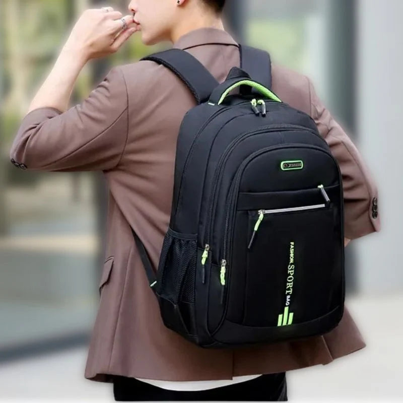 Backpack Waterproof Oxford Fits 15-Inch Laptop Ergonomic Padded Straps