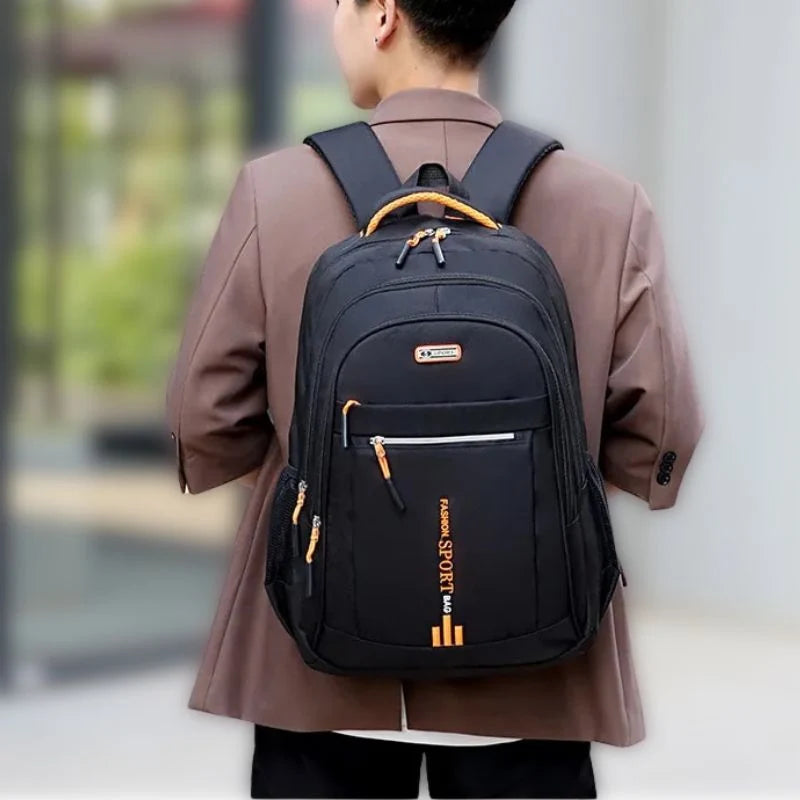 Backpack Waterproof Oxford Fits 15-Inch Laptop Ergonomic Padded Straps