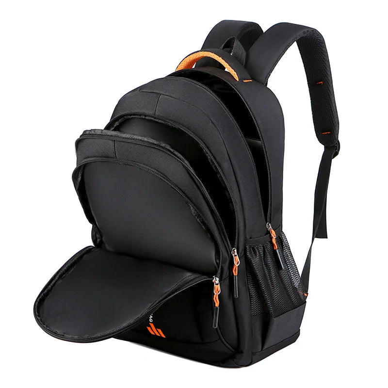 Backpack Waterproof Oxford Fits 15-Inch Laptop Ergonomic Padded Straps