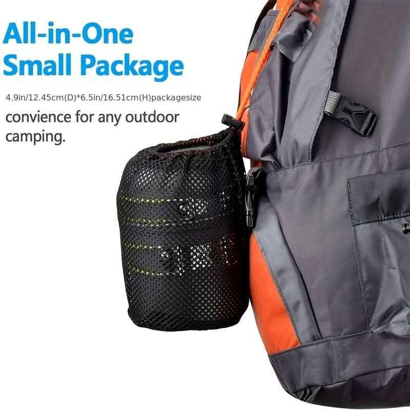 Backpacking Cookware Set Lightweight Nesting Fork & Spoon