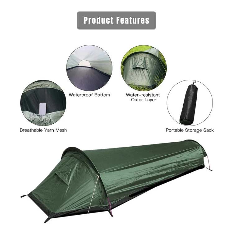 Backpacking Tent Ultralight Solo Waterproof 3,000 mm Quick Setup