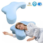 Backrest Pillow With Arms High-Density Foam Removable Cover