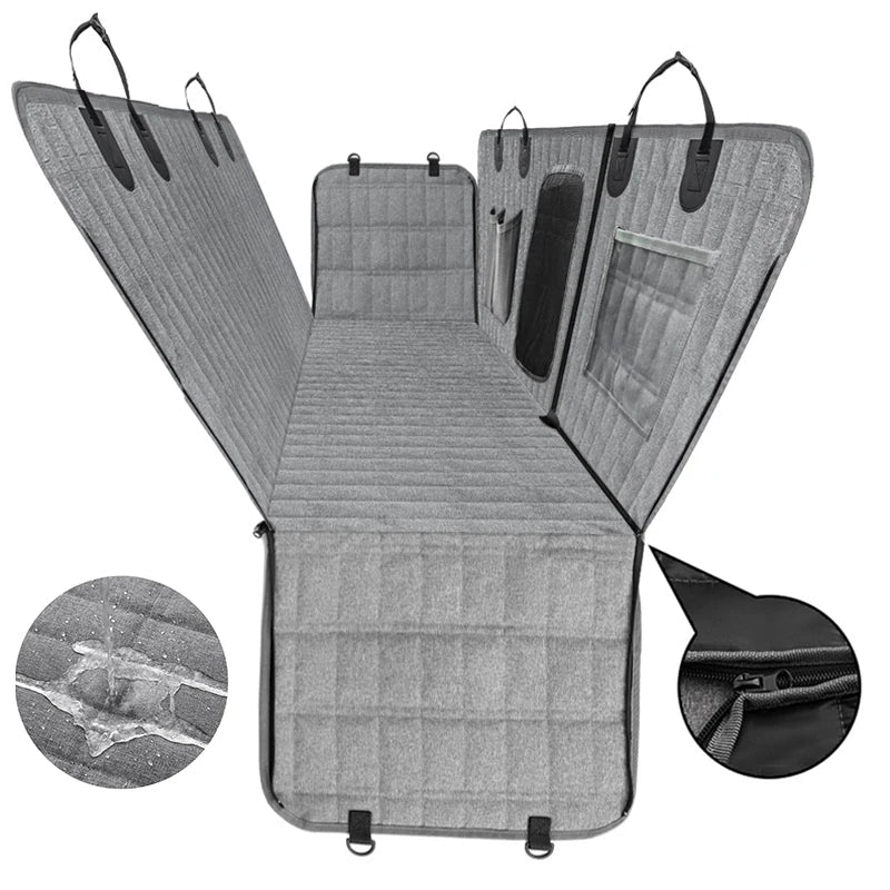 Backseat Dog Hammock Waterproof & Cozy Universal Fit