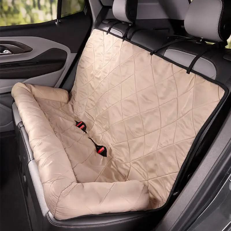 Backseat Pet Lounge Waterproof Oxford Non-Slip & Adjustable Straps