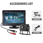 Backup Camera System Wireless 4.3-Inch Display Night Vision