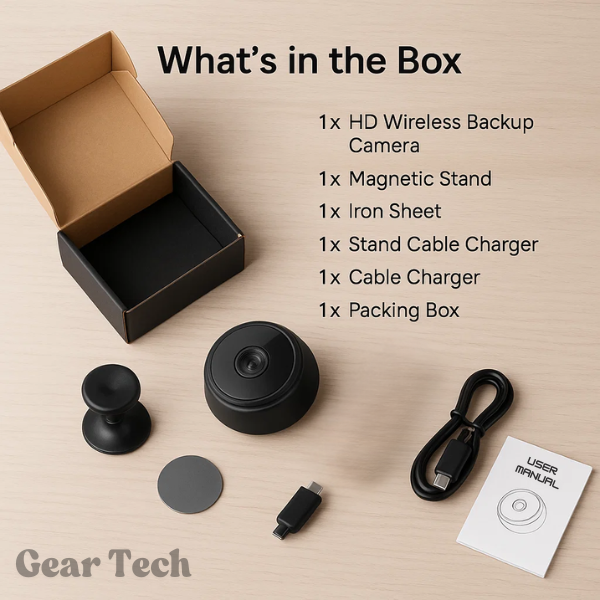 Backup Camera Wireless Smartphone 720P Night Vision