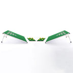 Backyard Game Set Folding Portable Golf Cornhole & Pong