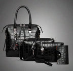 Bag Set Faux Leather Set Of Four