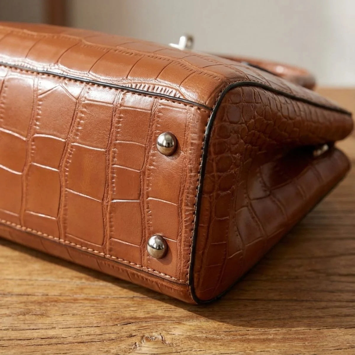 Bag Set Faux Leather Set Of Four