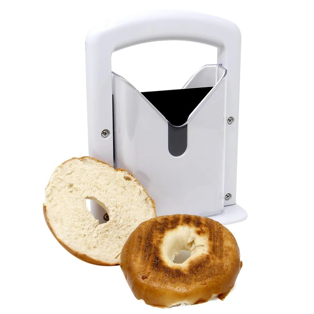 Bagel Slicer Safety Shields Non-Stick Stainless Steel Blade