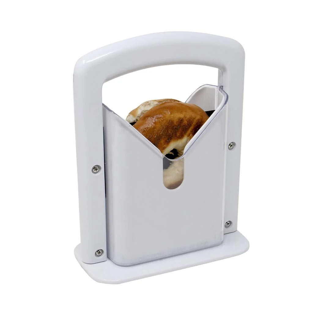 Bagel Slicer Safety Shields Non-Stick Stainless Steel Blade
