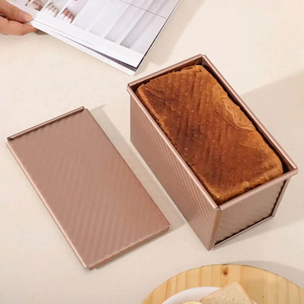 Bakeware Set 2-Piece Rose Gold Non-Stick With Lids