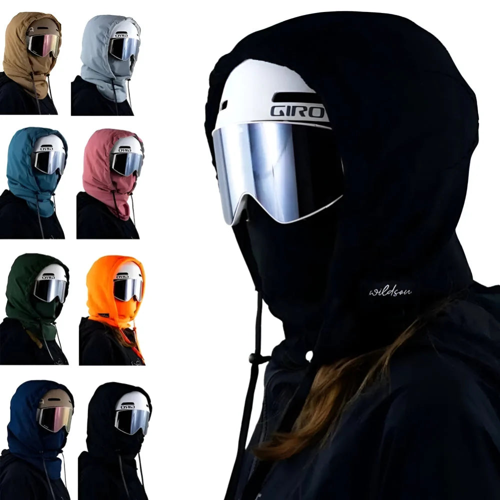 Balaclava Adjustable Drawstring Helmet Compatible