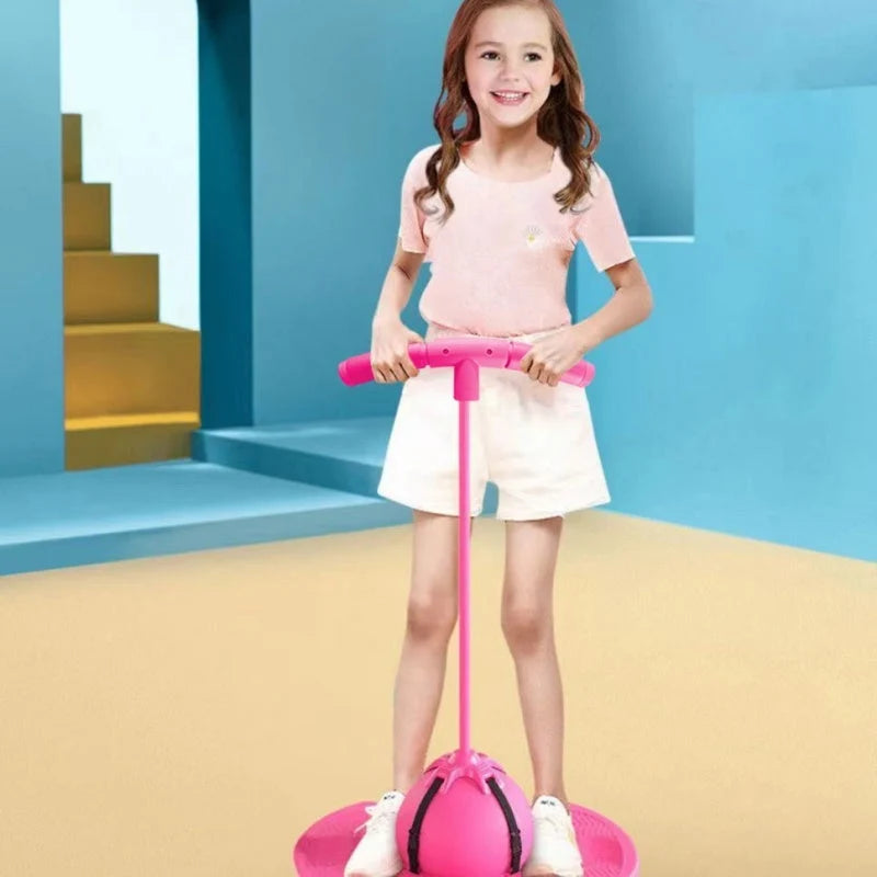 Balance Ball Removable Foam Handles & Non-Slip Platform