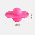 Balance Ball Removable Foam Handles & Non-Slip Platform
