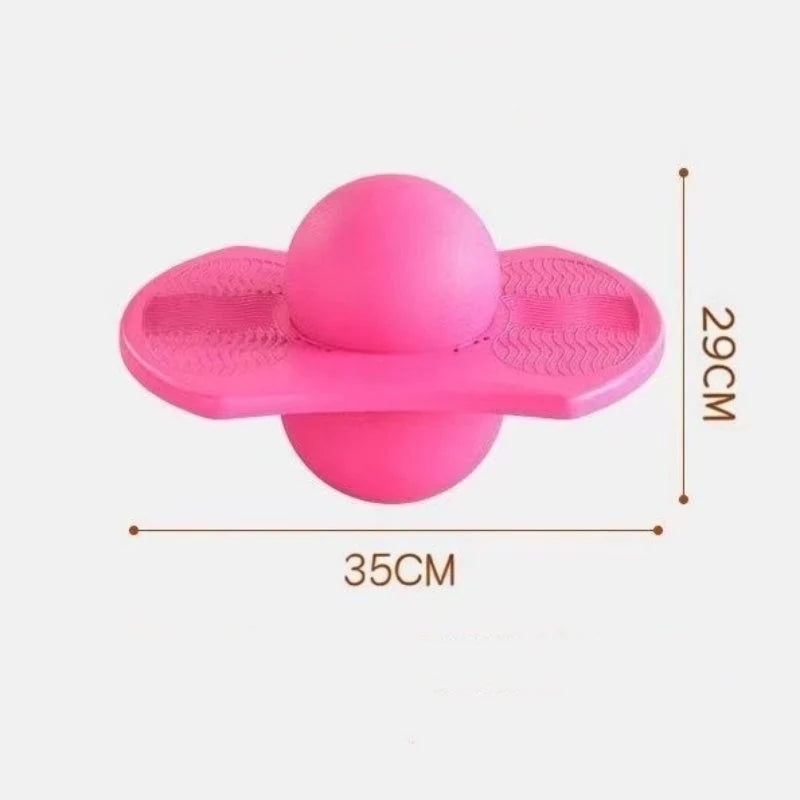 Balance Ball Removable Foam Handles & Non-Slip Platform