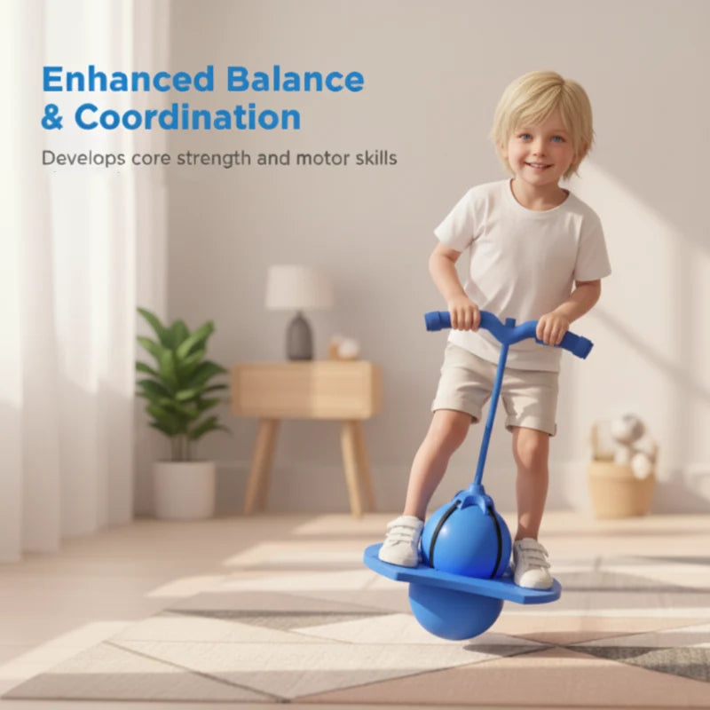 Balance Ball Removable Foam Handles & Non-Slip Platform